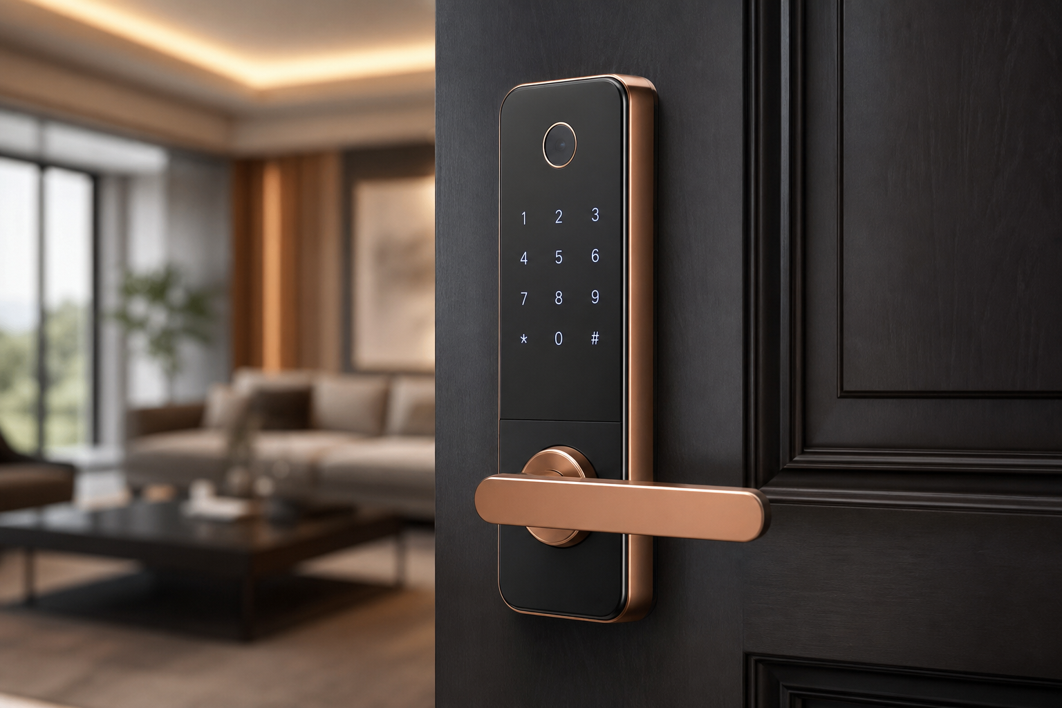 Modern security door lock
